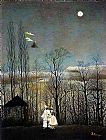 Henri Rousseau A Carnival Evening painting